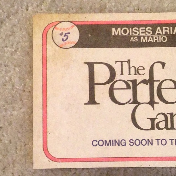 Monterrey Mario The Perfect Game Movie Promo Oversized Trading Card - Picture 5 of 7
